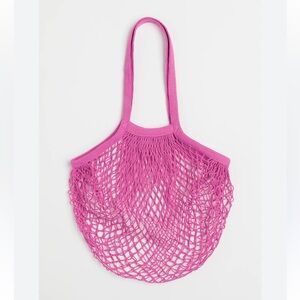 PINK MESH TOTE BAG